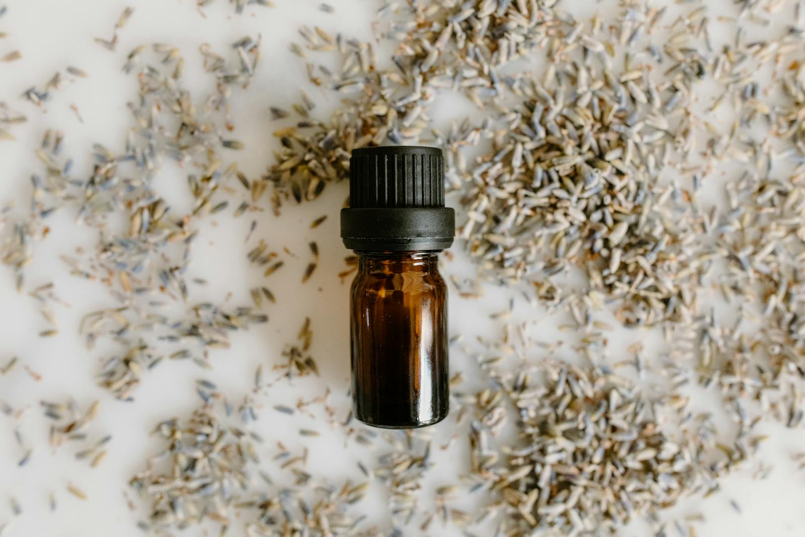 Main Components of Plant Extracts 1 A Small Bottle Over White Surface